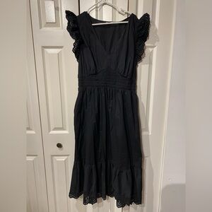 Gap black summer maxi dress - XL